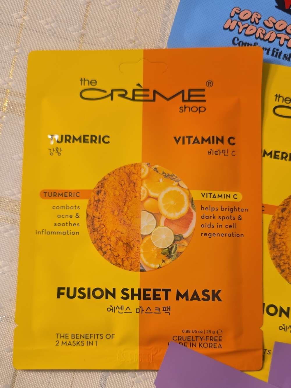 The Crème Shop Colorful Sheet & Eye Mask Bundle 14 & 5 Sooae Self Heating Eye - Picture 5 of 10